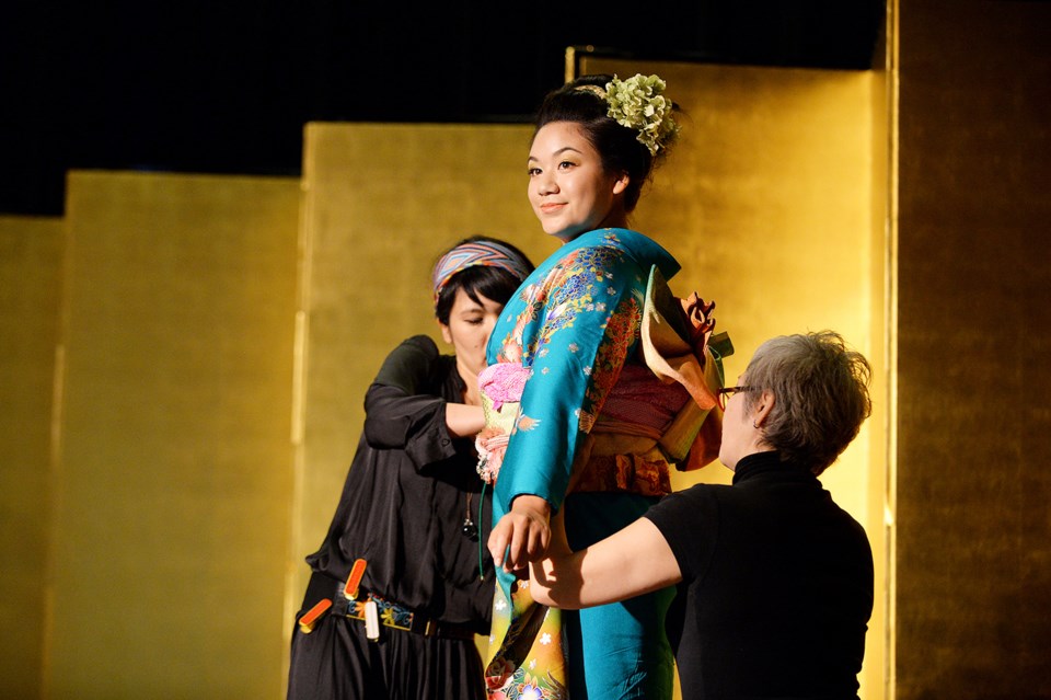 kimono fashion show, Nikkei Matsuri