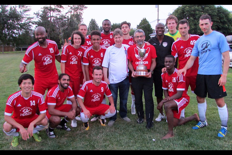 Rino's Tigers are RASA Summer League Division One champions after a 4-2 victory over the Delta Blaze at Association Park in Ladner.