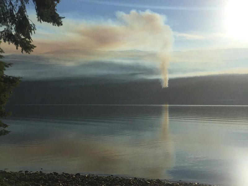 Wildfire discovered in Okeover Arm north of Powell River