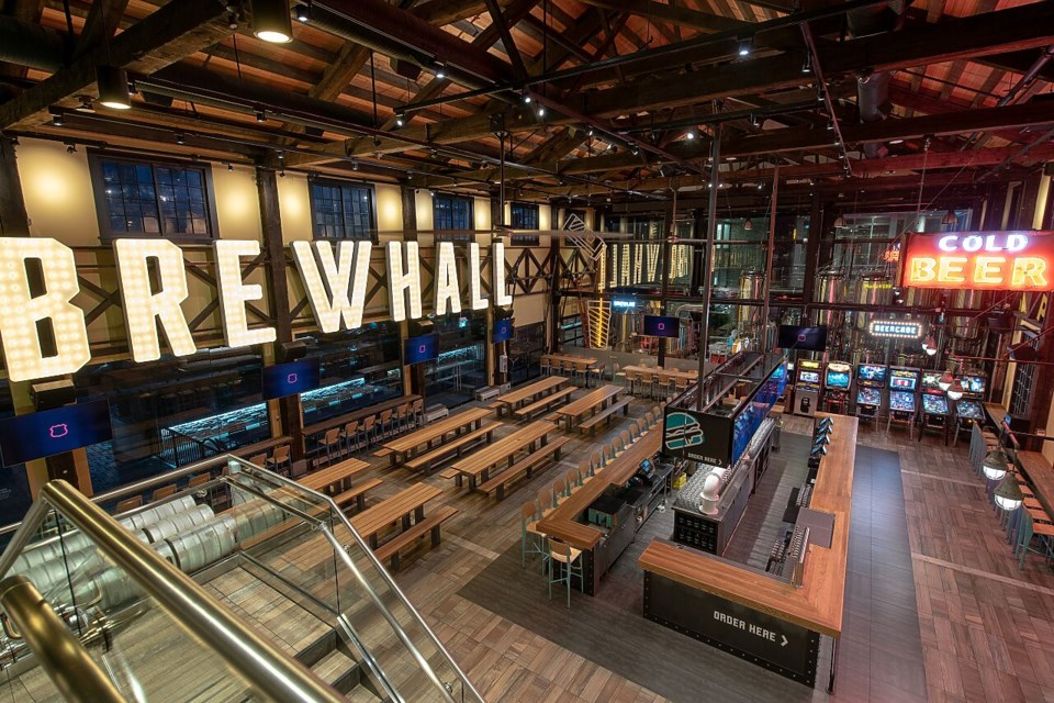 Tap and Barrel Restaurants owner Daniel Frankel opened his sixth restaurant, and first Brewhall, four weeks ago. Brewhall celebrated its official grand opening Wednesday.