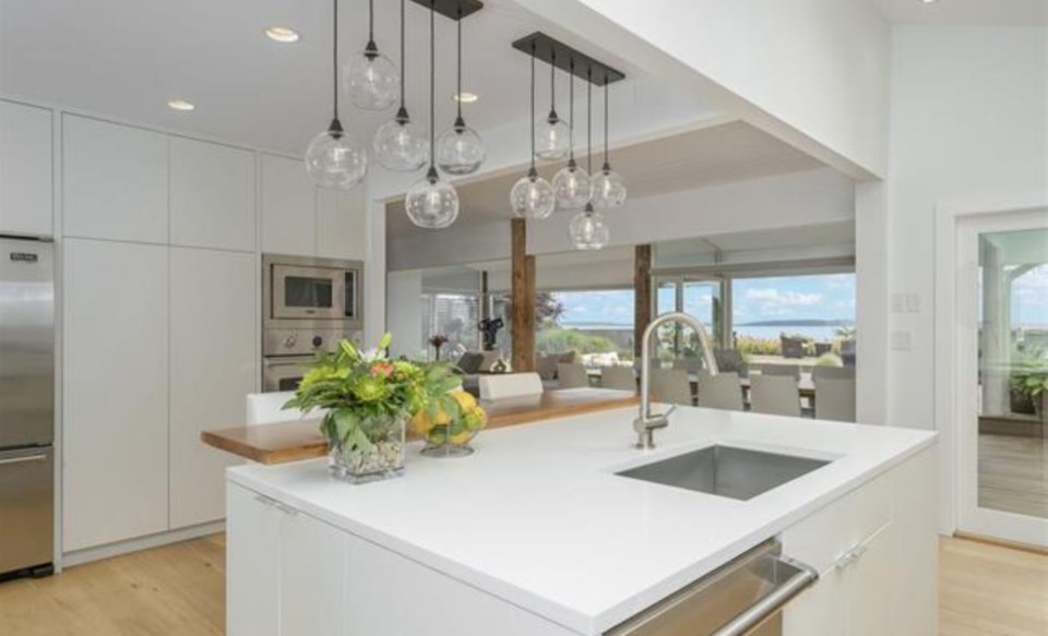 Boundary Bay house kitchen view