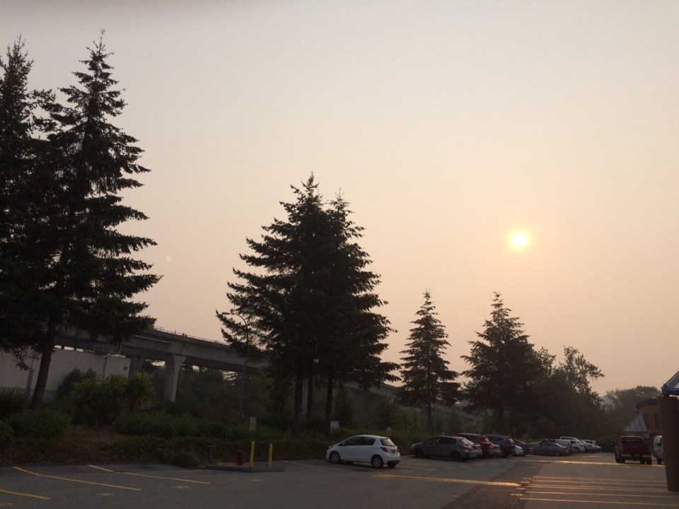 Burnaby, haze