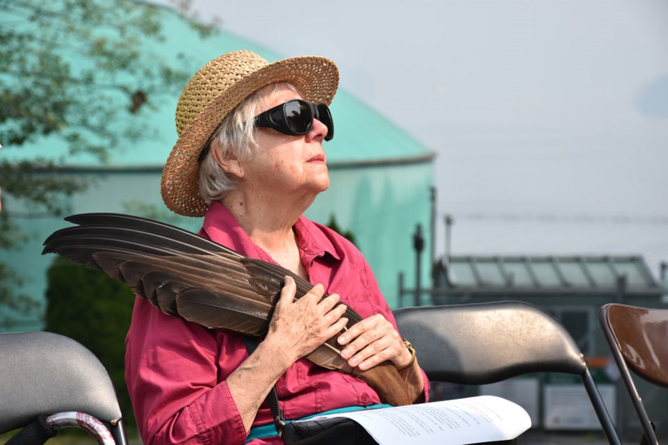 Joanne Manley sat in the driveway to the Trans Mountain Westridge marine terminal in defiance of a court injunction.