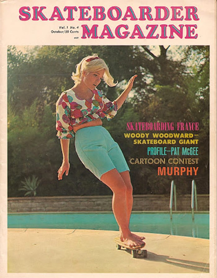 Patti McGee Skateboarder Magazine cover