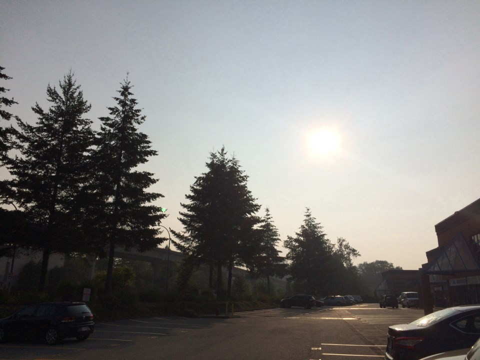 burnaby, air quality, haze