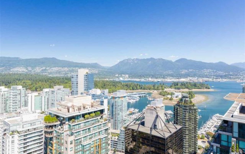 Jervis Street penthouse north views