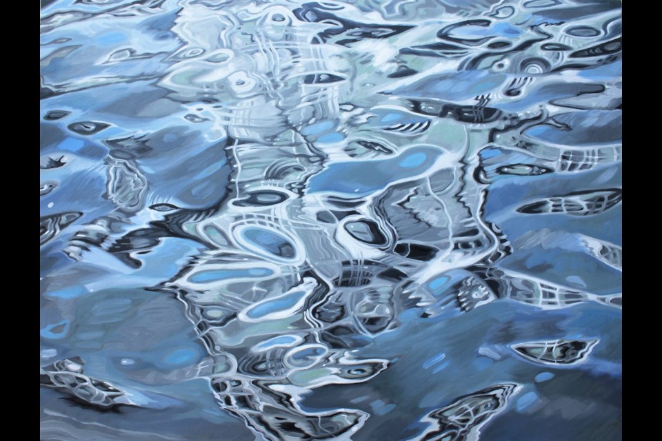 Work by Amelia Alcock-White is on display in Watermarks, coming in September to Deer Lake Gallery.