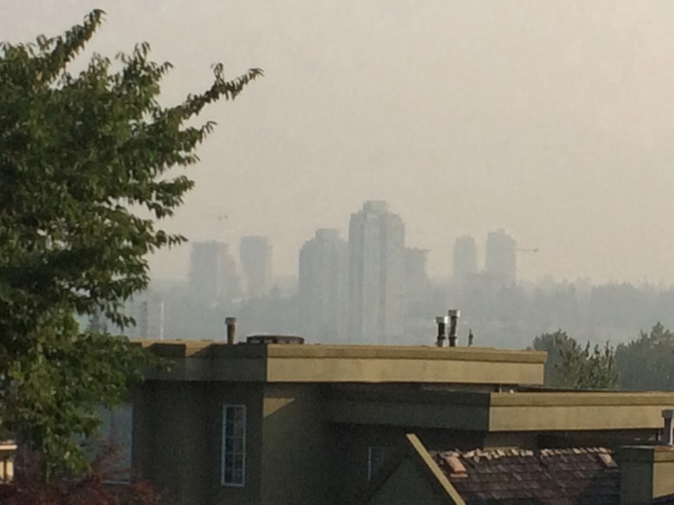 haze, Burnaby, air quality