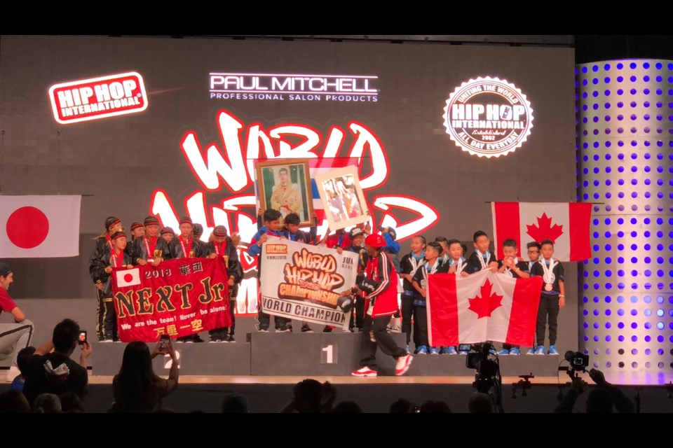 Freshh 2.0 from Richmond's Fresh Groove won a bronze medal at the 2018 World Hip Hop Dance Championships in Phoenix, Arizona. Photo: Susan Kong