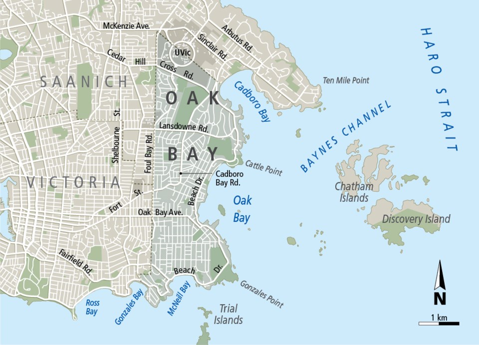 Map - Oak Bay