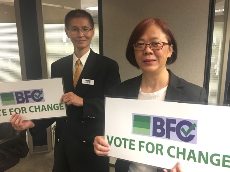 Charter Lau, Heather Leung, BFC, Burnaby First Coalition