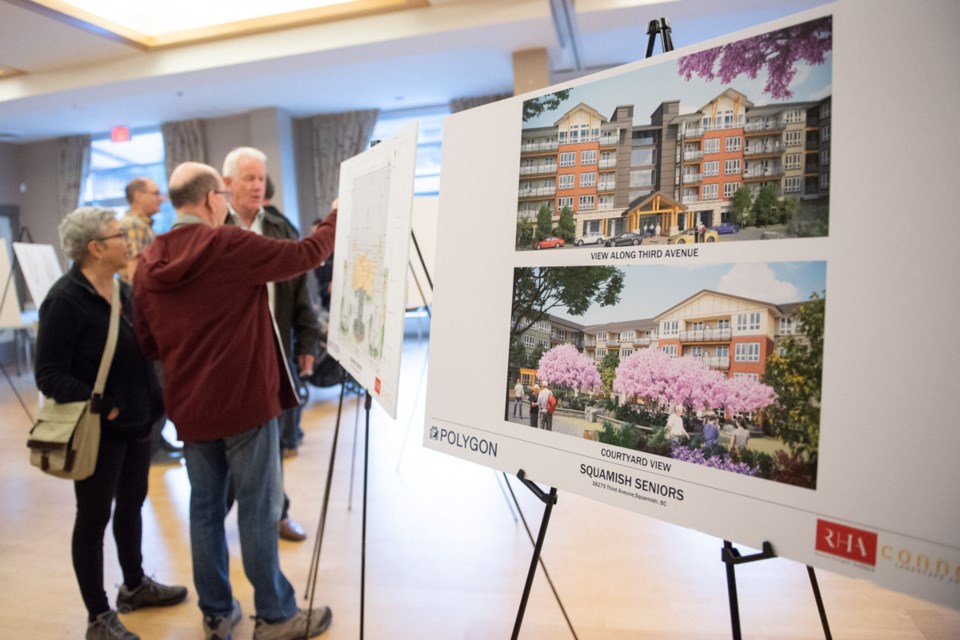 More than 125 people attended a public information session for the new Seniors complex on Tuesday evening at The 55 Seniors Activity Centre.