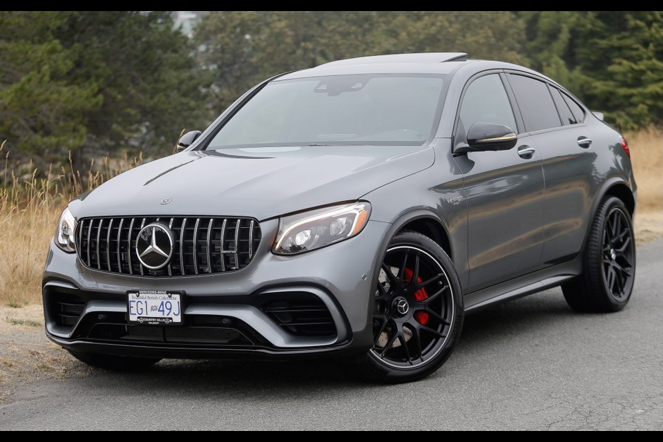 VICTORIA, B.C.: August, 23, 2018 - Photos of the 2018 Mercedes AMG GLC 63S. VICTORIA, B.C. August 23, 2018. (ADRIAN LAM, TIMES COLONIST). For Drive story by Pedro Arrais.