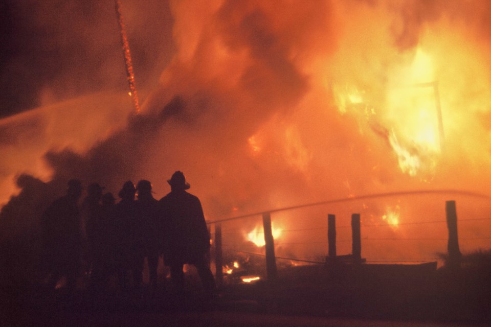 Richmond fire, early 1960s. Photo: © K.E. Eiche