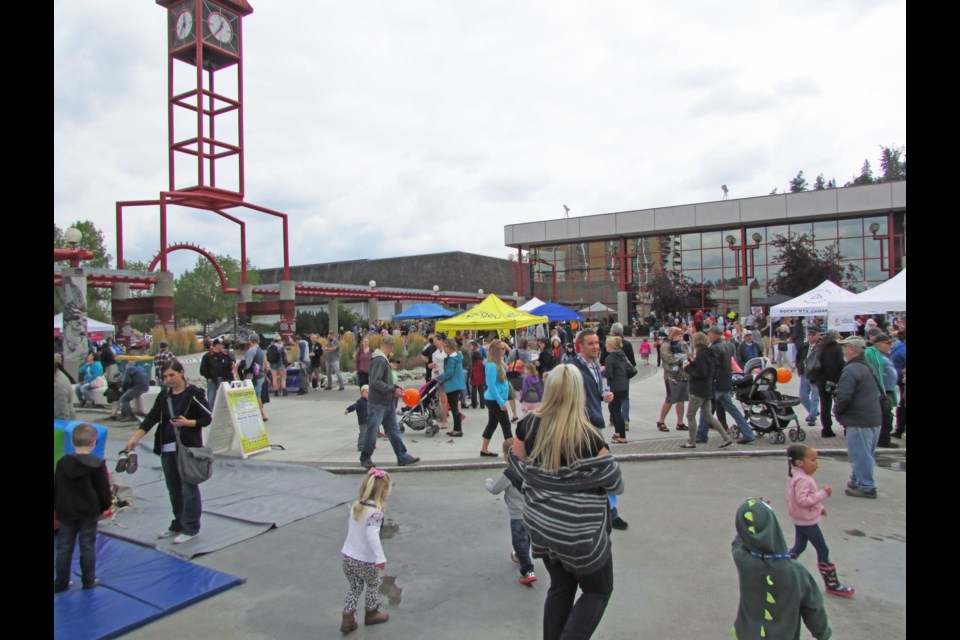 Hundreds of local residents attended the North Central Labour Council Labour Day celebration held Monday at Canada Games Plaza.