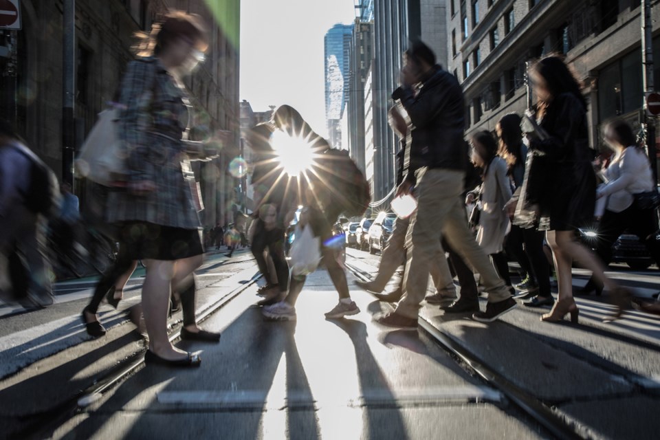 people walking on street