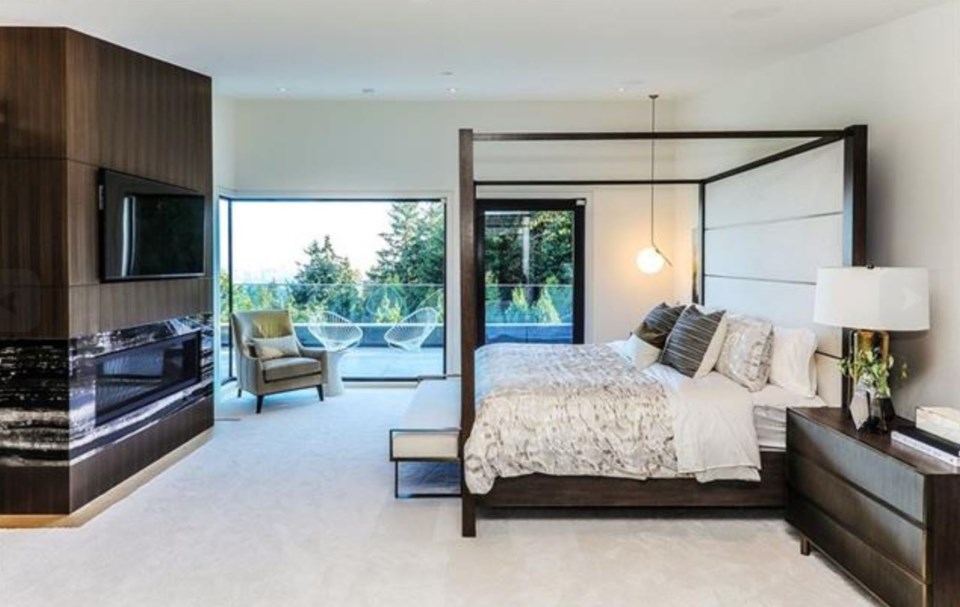 British Properties mansion master bedroom