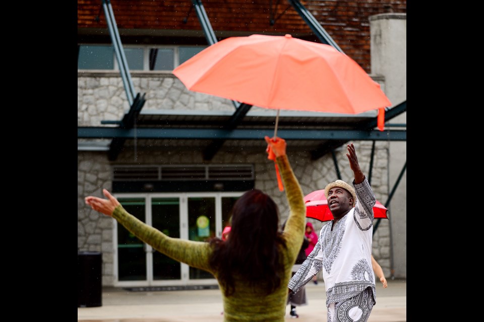 The Community Dance Umbrella Project, seen here in 2017, returns for Culture Days at Shadbolt Centre for the Arts on Sept. 29.