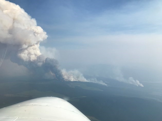 Chutanli Lake wildfire