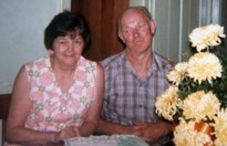 Clara and Frank Whitten on their 29th wedding anniversary in the early 1960s.