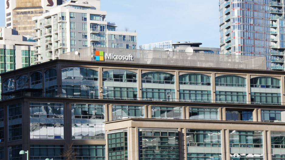 Microsoft Canada has a 36,000-square-foot office at 858 Beatty St.