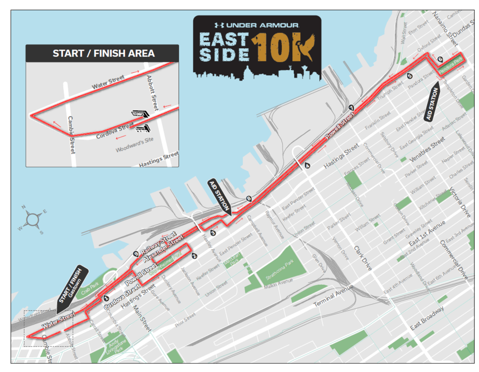 under armour race map