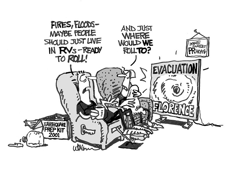 Powell River Peak cartoon