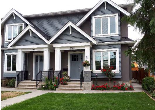 Duplexes can be in a range of styles — front/back, side-by-side or up-down unit configurations.