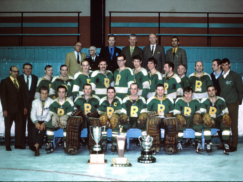 1969/1970 Powell River Regals Hardy Cup Canadian championship hockey team