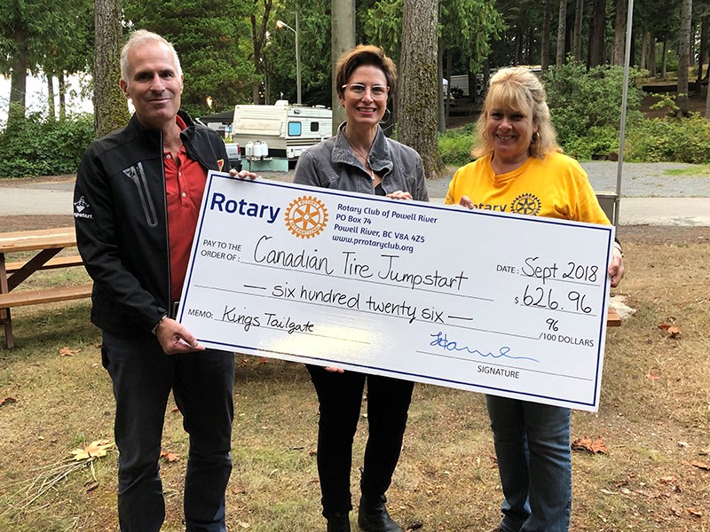 The Rotary Club of Powell River member Joyce Carlson