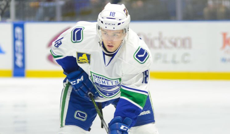 Michael Carcone of the Utica Comets.