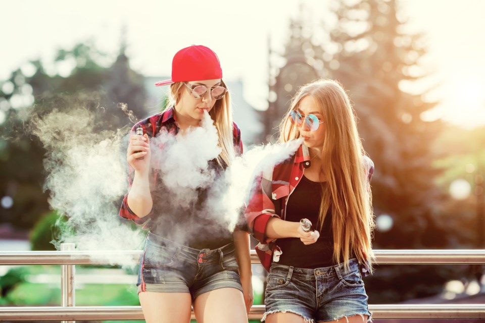 According to a recent poll, most Canadians would like to see the sale of vaping products to people u