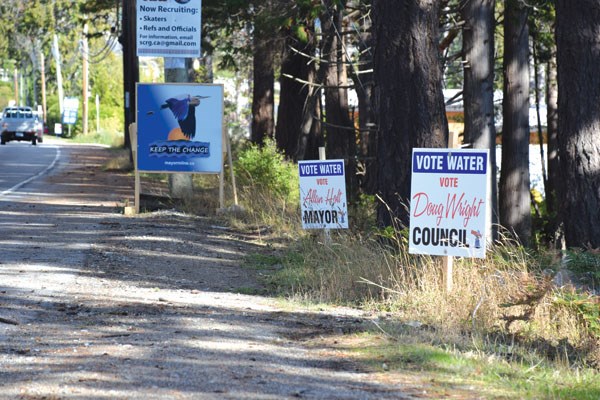 Campaign signs