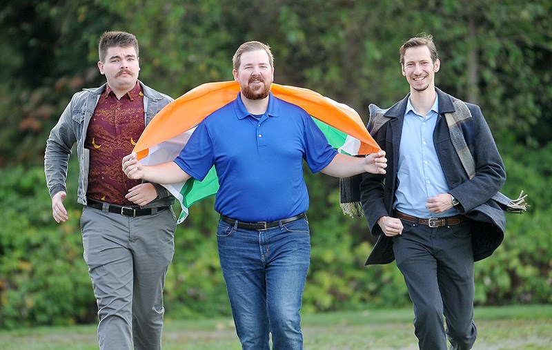 Allix Duncan Grant, 23, Brad Smith, 24, and Nik Stimpson, 24, are Port Coquitlam pals who are trying to get in shape for a 2,500 km adventure race across India in a 7 HP motorized rickshaw next April to raise money for an organization that preserves rainforests as well as the Terry Fox Foundation.