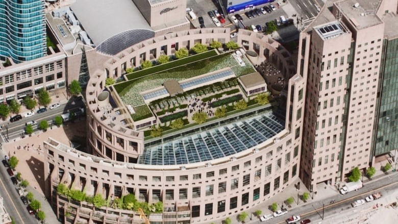 Vancouver Public Library rooftop