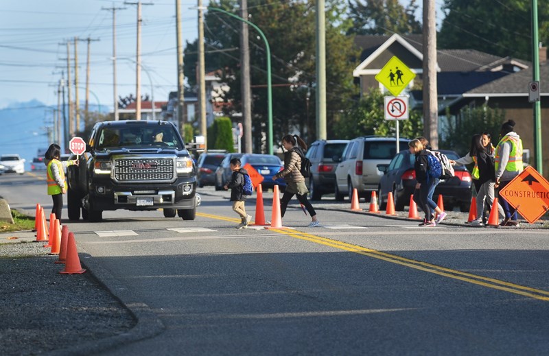 Kitchener Elementary, crosswalk