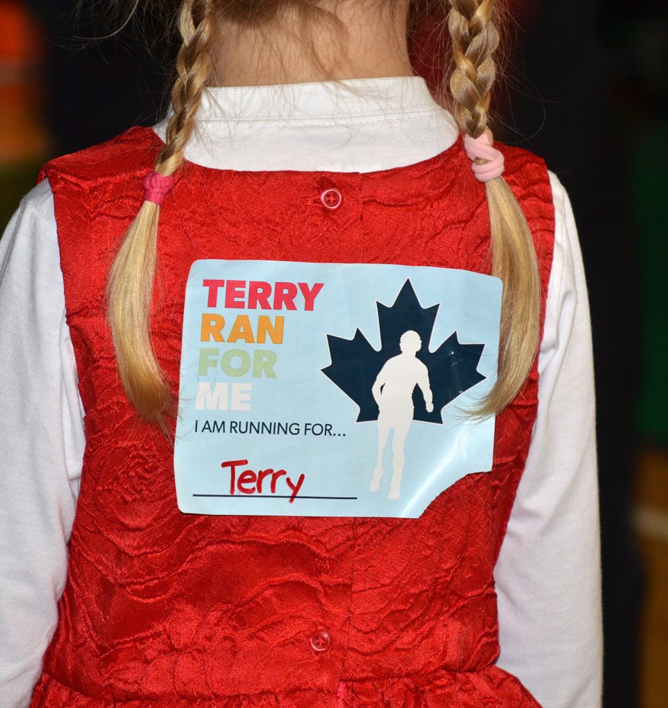 PHOTOS: New West students paid their respects to Terry Fox on Thursday with a run around Moody Park_12