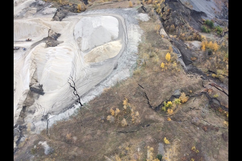Old Fort landslide, Sept. 30, 2018.