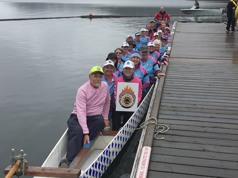 Powell River Paddling For Life Dragon Boat Team