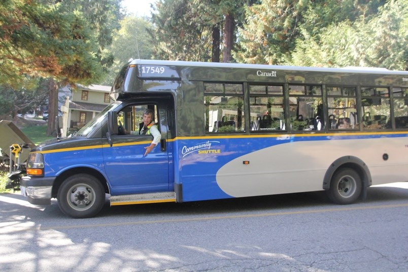 One of Bowen's (then) new buses in 2017.