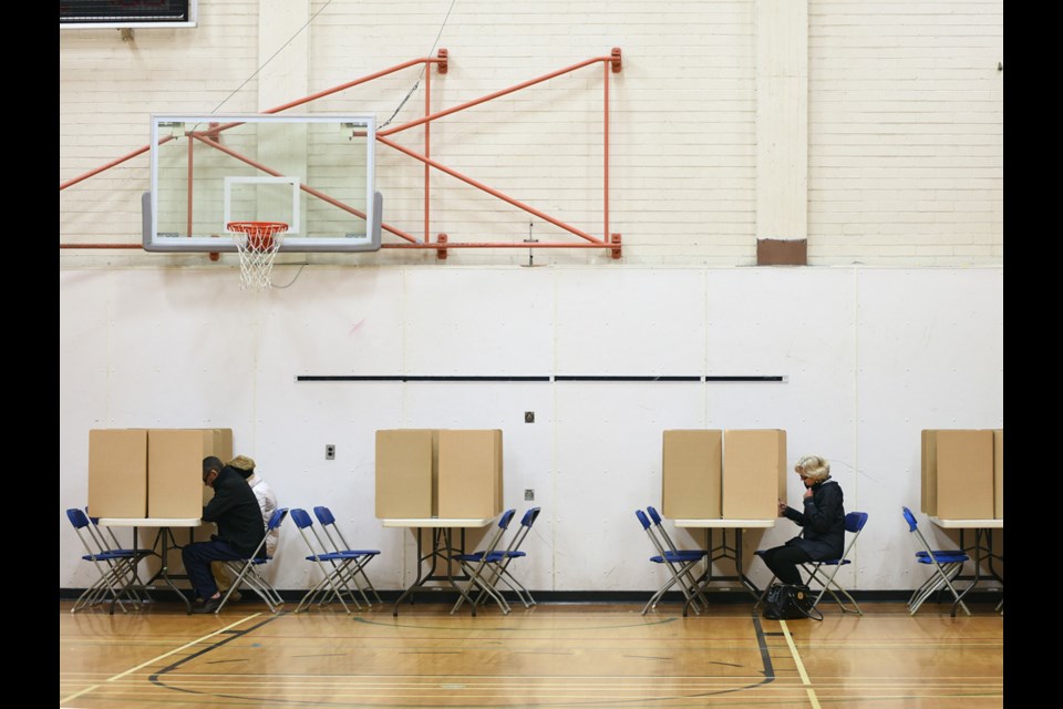 With nearly 160 candidates to choose from, listed in random order, voters have their work cut out for them this election. Photo Dan Toulgoet