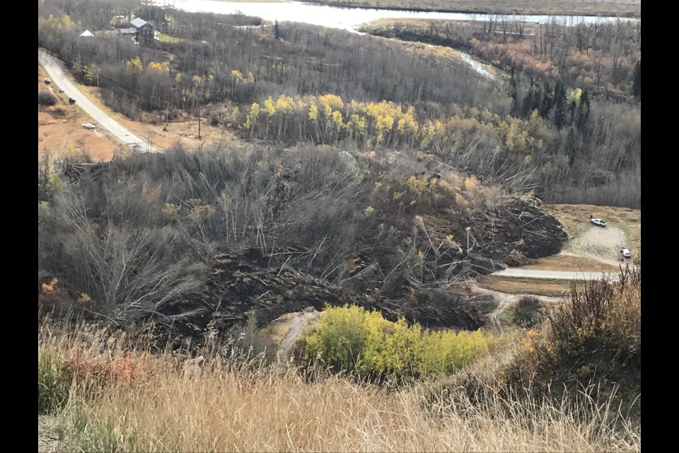 Old Fort landslide, Oct. 3, 2018. Supplied Photo