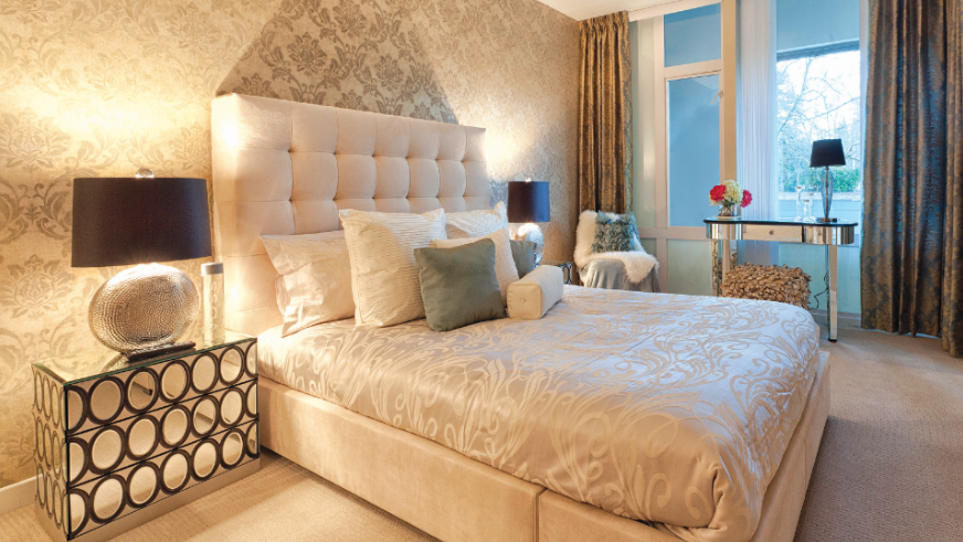 The bedroom of the Richmond dream home. Photo: Submitted
