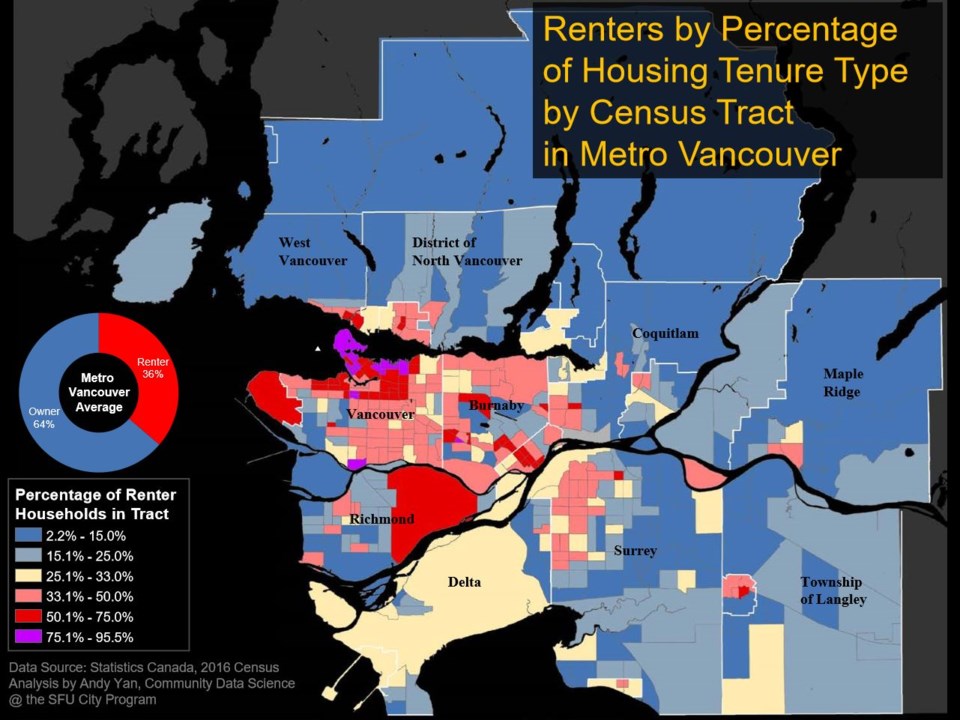 New Metro Van renter map