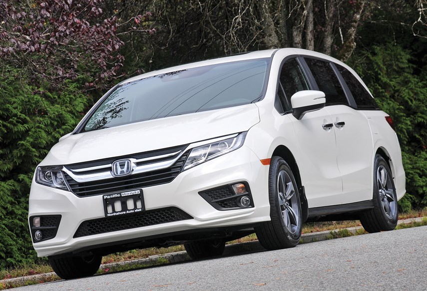 Crossovers and SUVs are everywhere, but there is no denying that a minivan remains the best way to carry a group of people in comfort, and the Honda Odyssey still sets the pace in this shrinking segment. The 2019 model will surprise drivers with its great handling and performance. It is available at Pacific Honda in the Northshore Auto Mall. photo Cindy Goodman, North Shore News