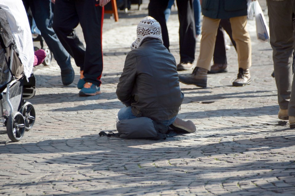 homeless youth, stock photo