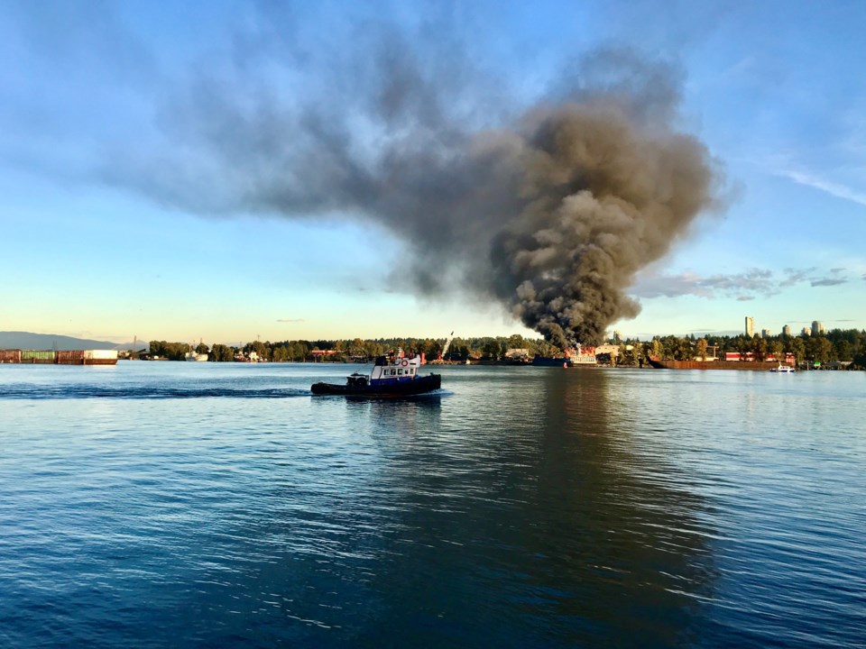 Barge Fire