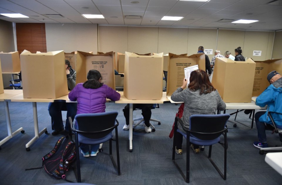 Advance voting stations are now open. Photo Dan Toulgoet