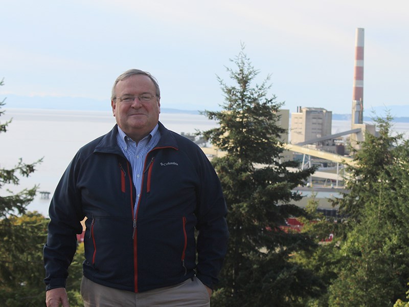 Catalyst Paper Corporation president Ned Dwyer in Powell River October 9
