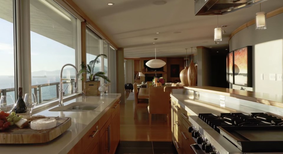 West End penthouse kitchen